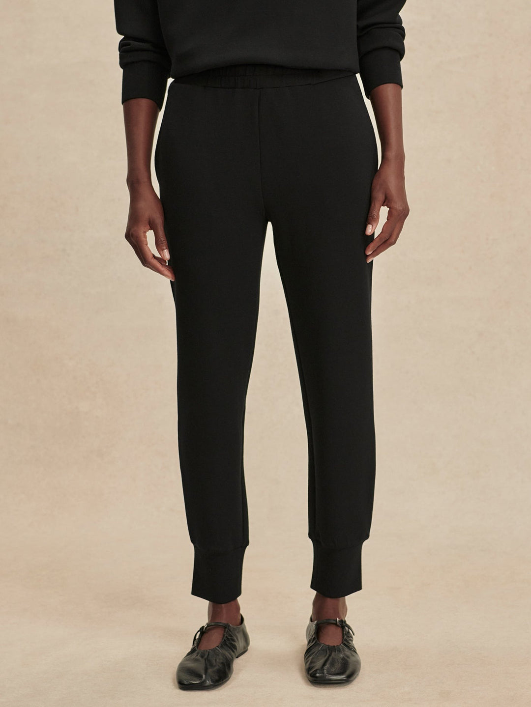 Black - The Slim Cuff Pant 30" - GLAM MODA