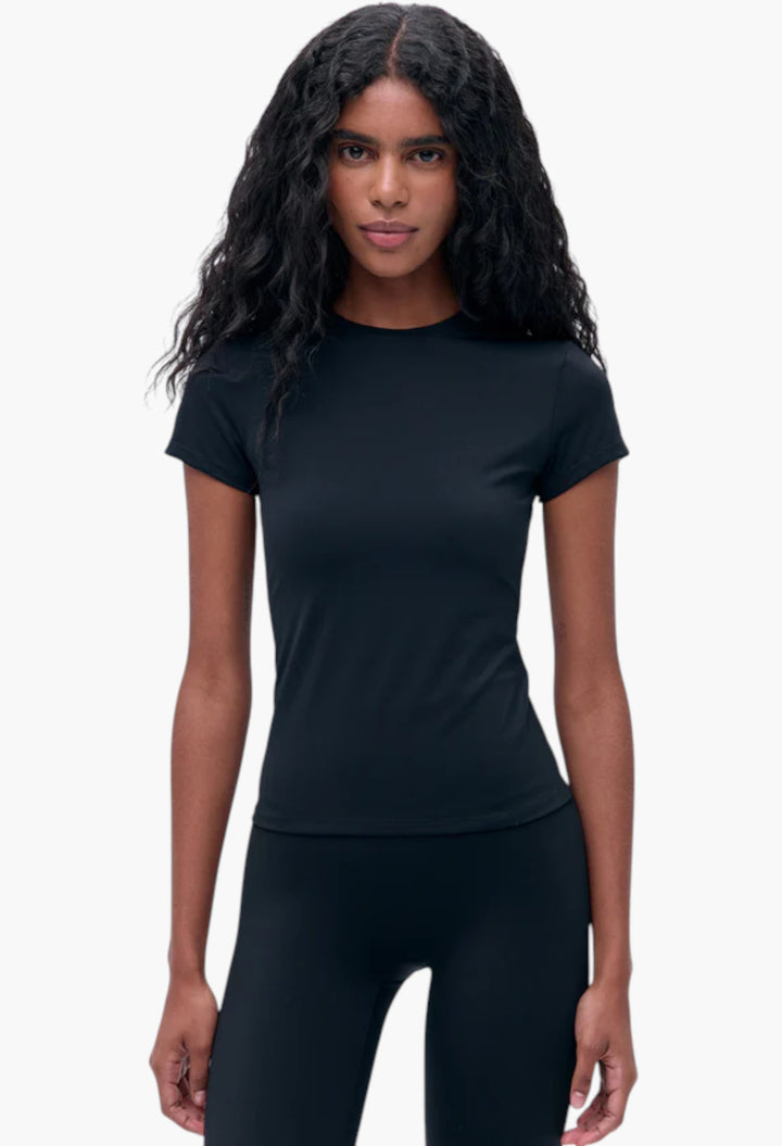 Black - Ultimate Short Sleeve Top - GLAM MODA