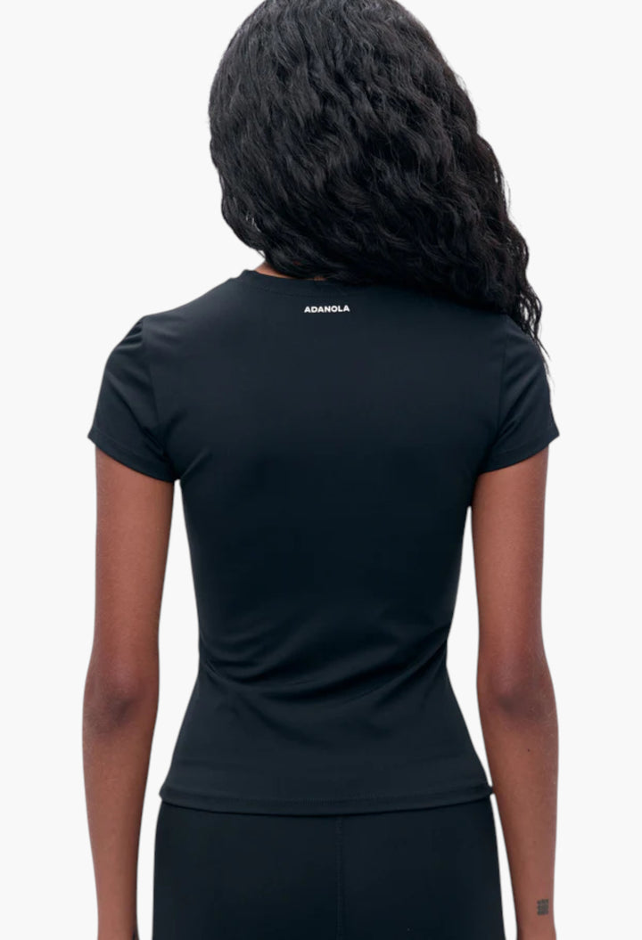 Black - Ultimate Short Sleeve Top - GLAM MODA