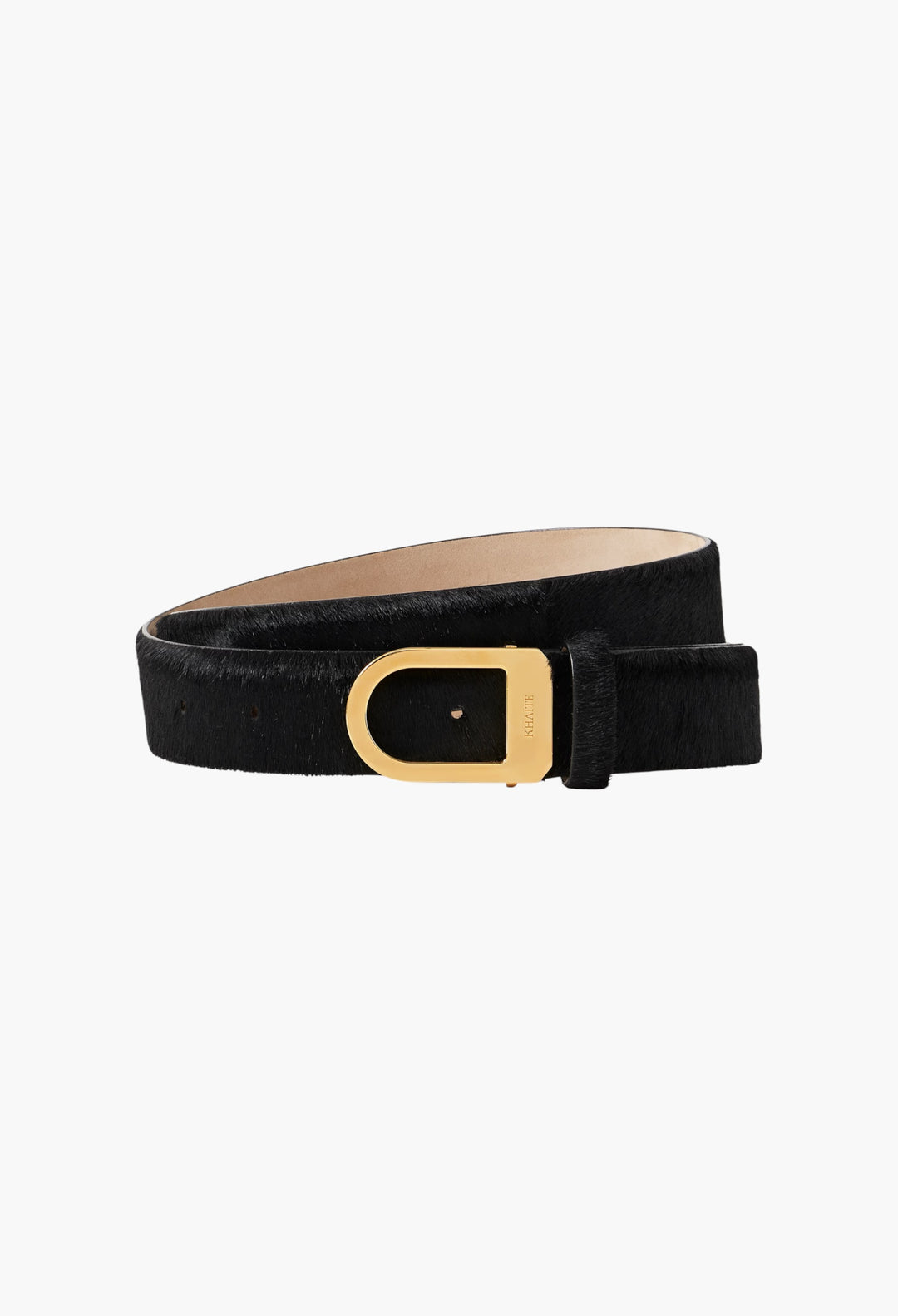 Saddle Calf Hair Belt - GLAM MODA