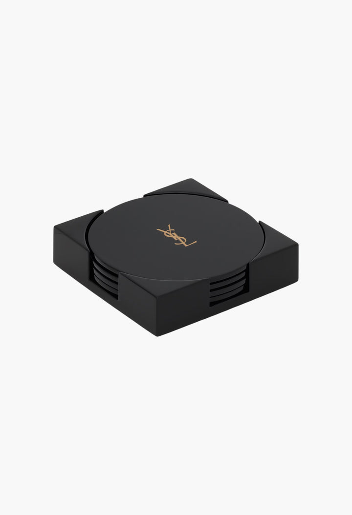 Cassandre Coasters In Lacquered Wood - GLAM MODA