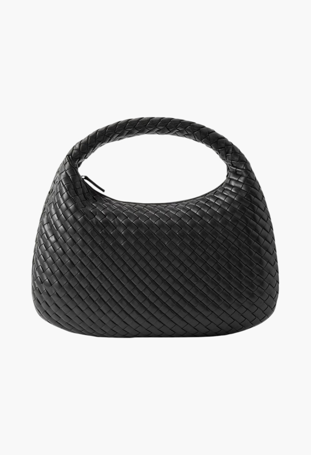 Veneta Medium Intrecciato Leather Shoulder Bag
