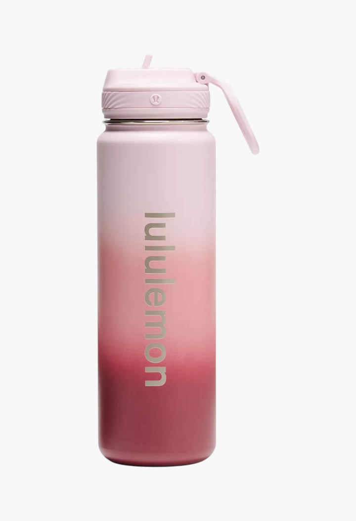 Blissful Pink/Deco Pink/Wine Berry - Back to Life Sport Bottle 24oz Straw Lid - GLAM MODA