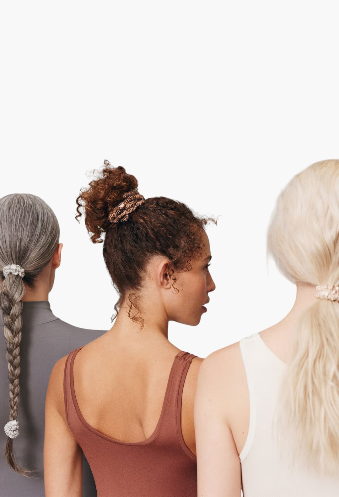 Blonde - Slip Pure Silk Skinny Scrunchie - GLAM MODA