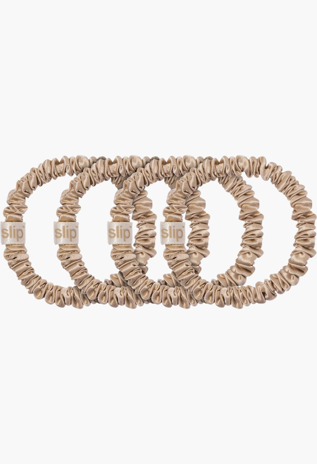 Blonde - Slip Pure Silk Skinny Scrunchie - GLAM MODA