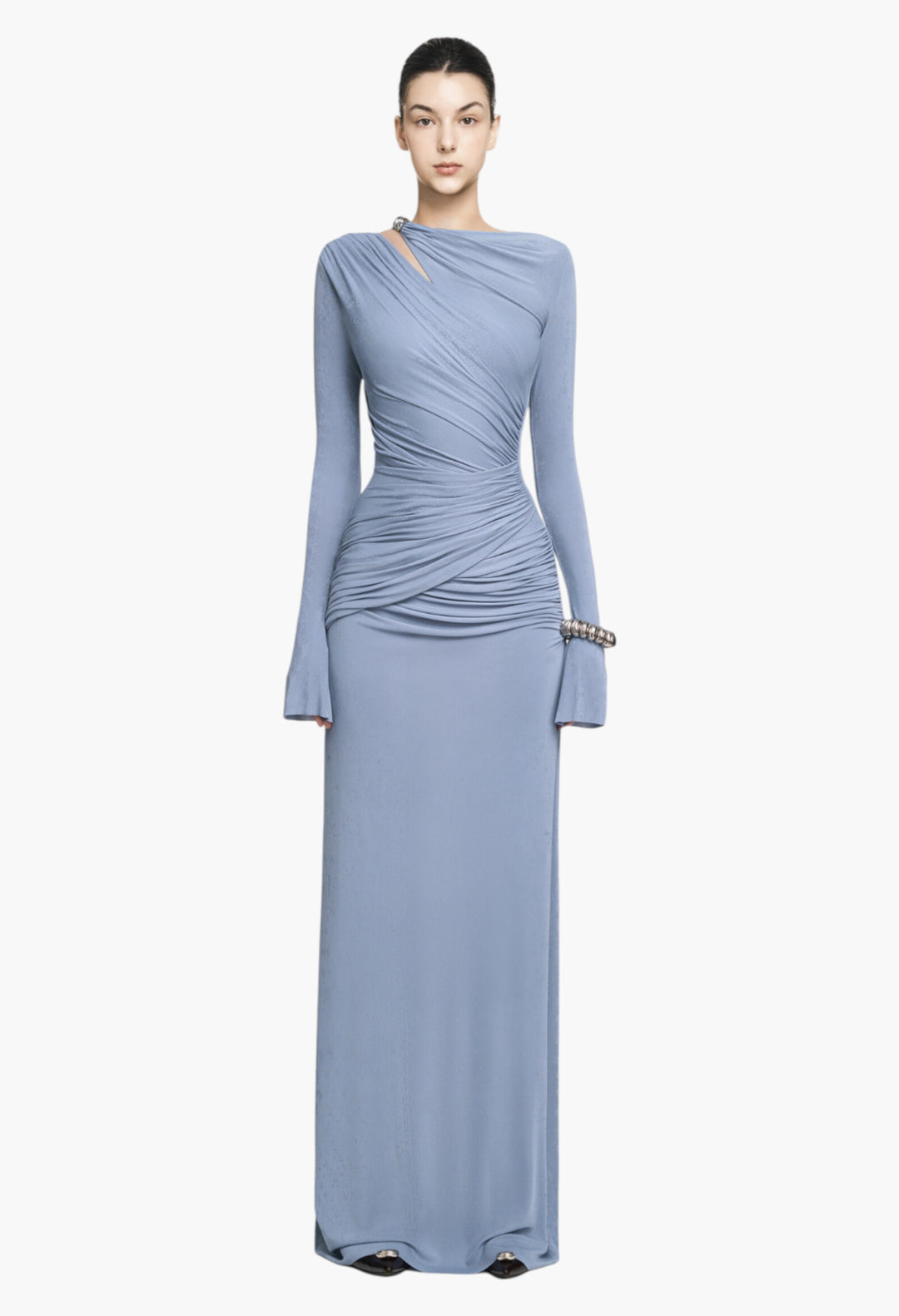 Blue - Amara Dress - GLAM MODA