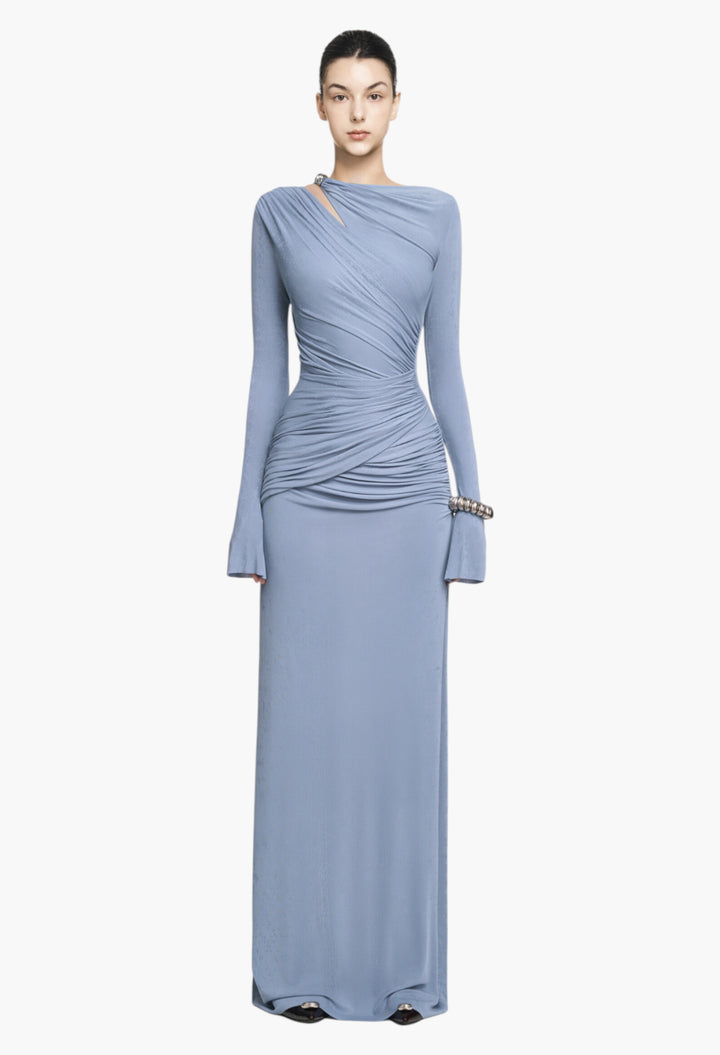 Blue - Amara Dress - GLAM MODA