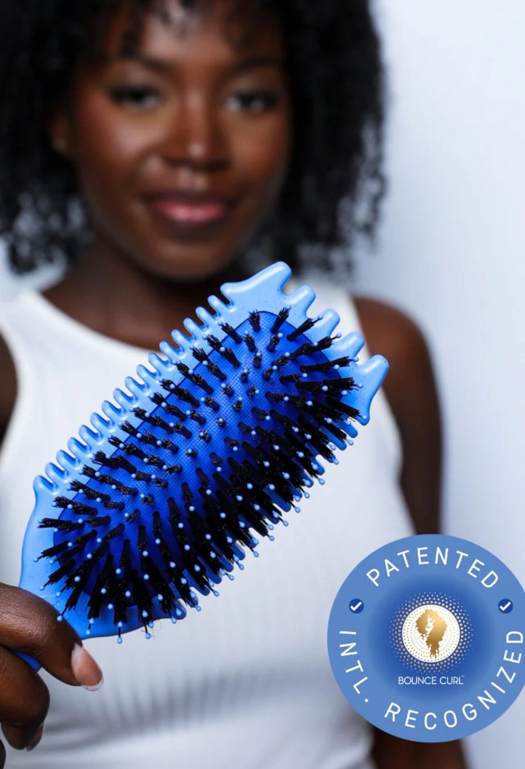Blue - Volume Edge Lift Brush - GLAM MODA