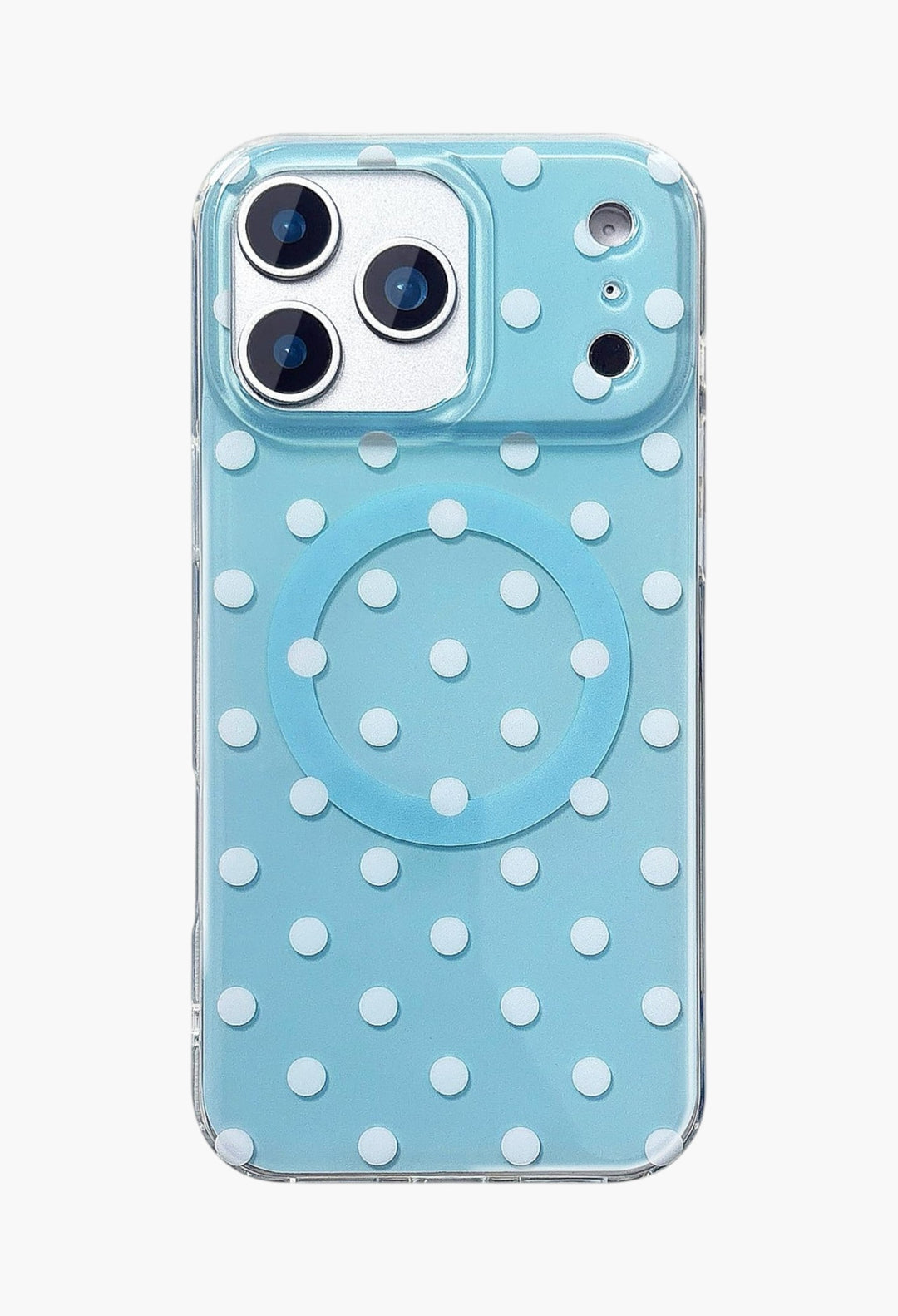 Magnetic Case for iPhone 17 Pro Max Case Compatible with Wireless Charging, Polka Dot Design Shockproof Bumper Cover Case for Girls Women - GLAM MODA