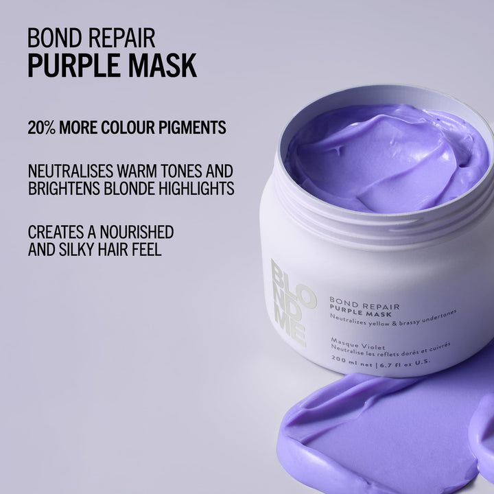 Bond Repair Purple Mask - GLAM MODA