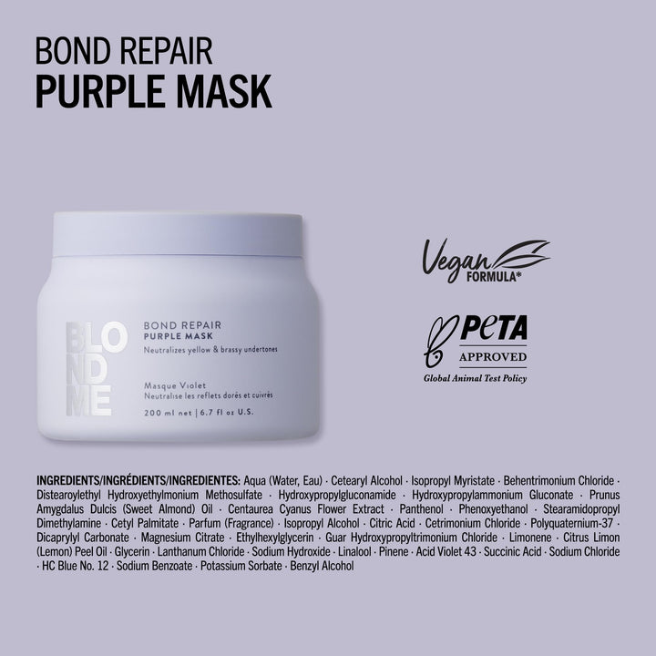 Bond Repair Purple Mask - GLAM MODA