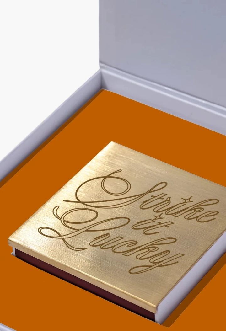 Large Brass Matchbox Cover