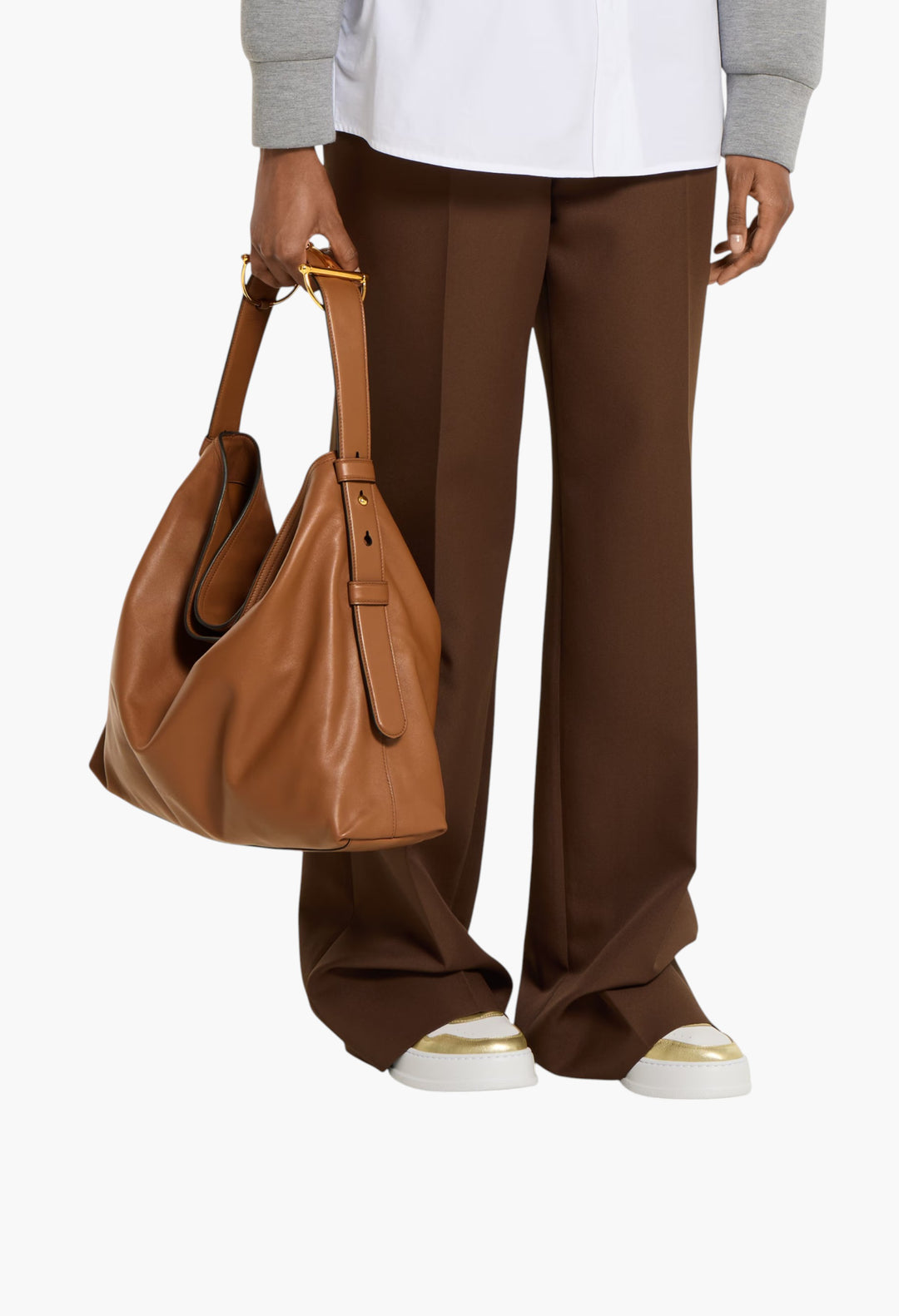 Brown Leather - Gucci Beatrix Large Tote Bag - GLAM MODA