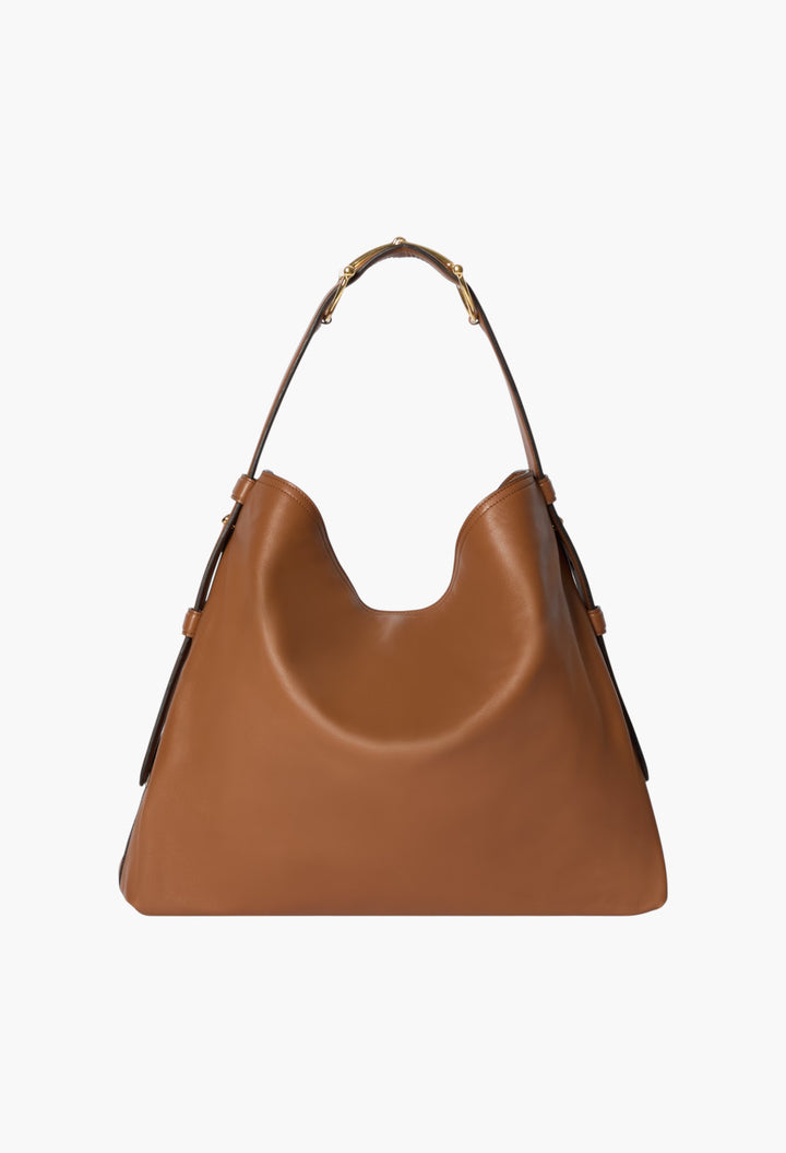 Brown Leather - Gucci Beatrix Large Tote Bag - GLAM MODA