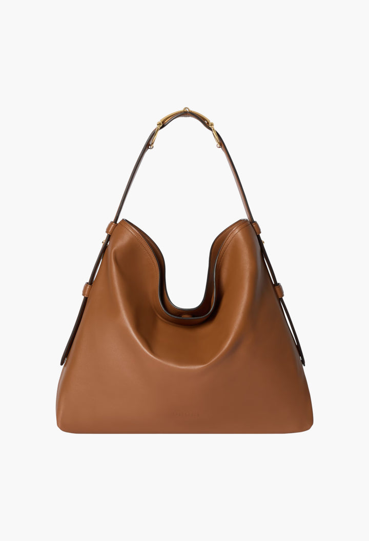 Brown Leather - Gucci Beatrix Large Tote Bag - GLAM MODA