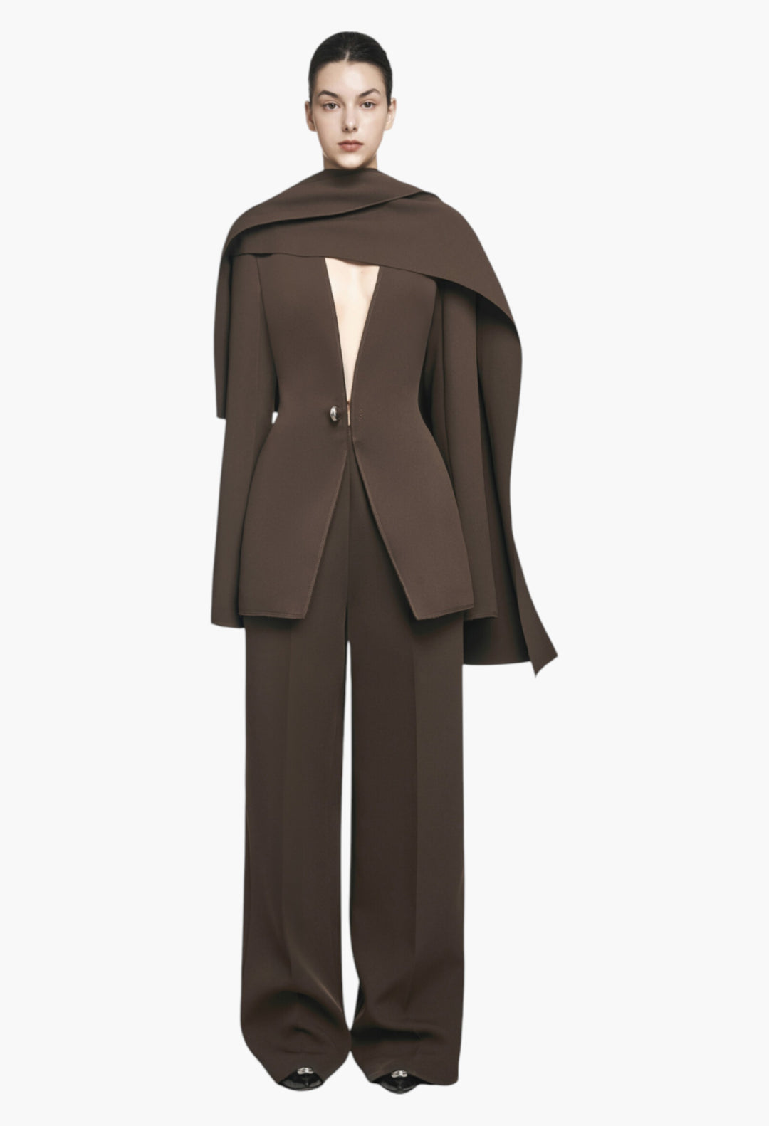 Brown - Mika Blazer - GLAM MODA