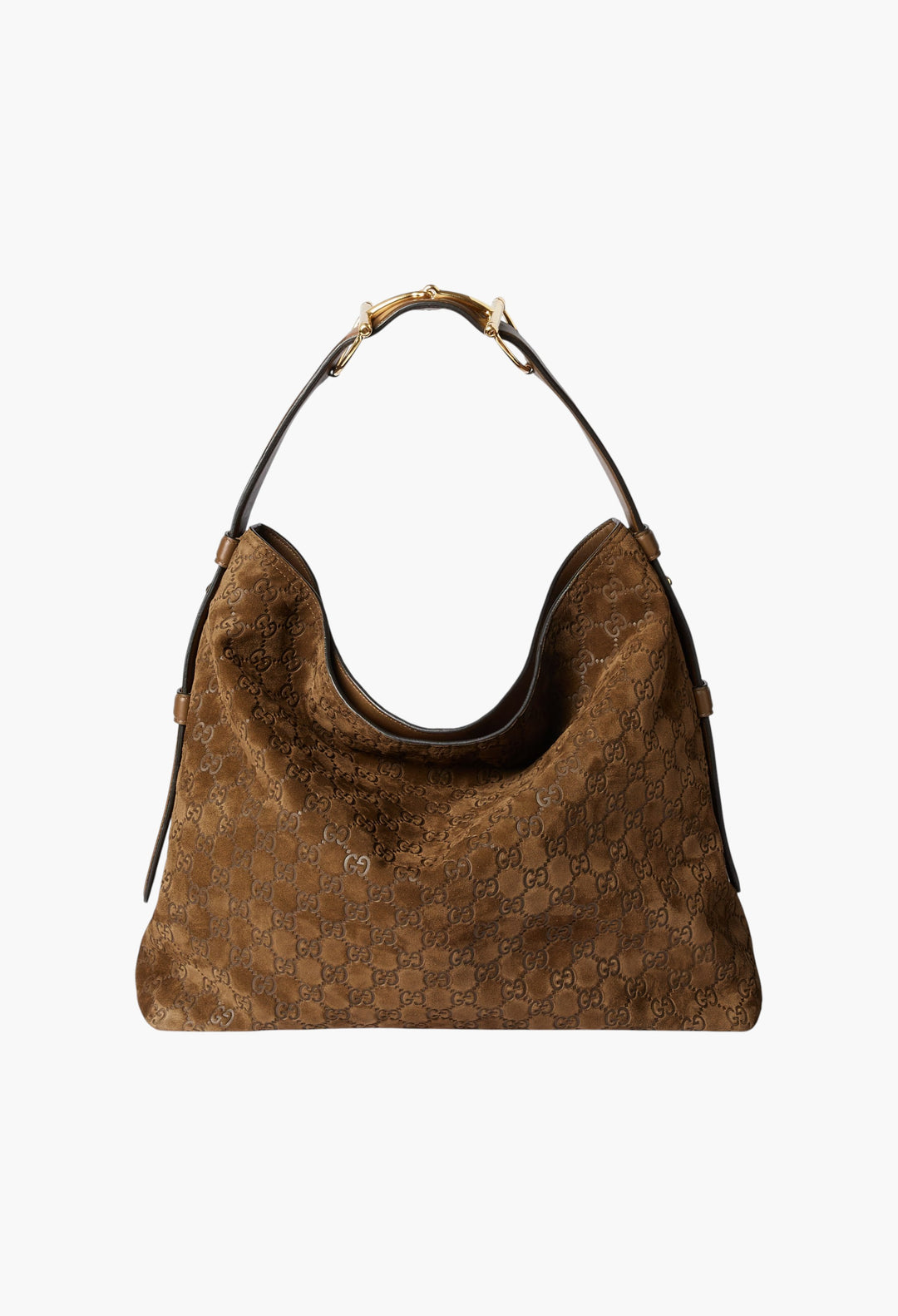 Brown Suede - Gucci Beatrix Large Tote Bag - GLAM MODA