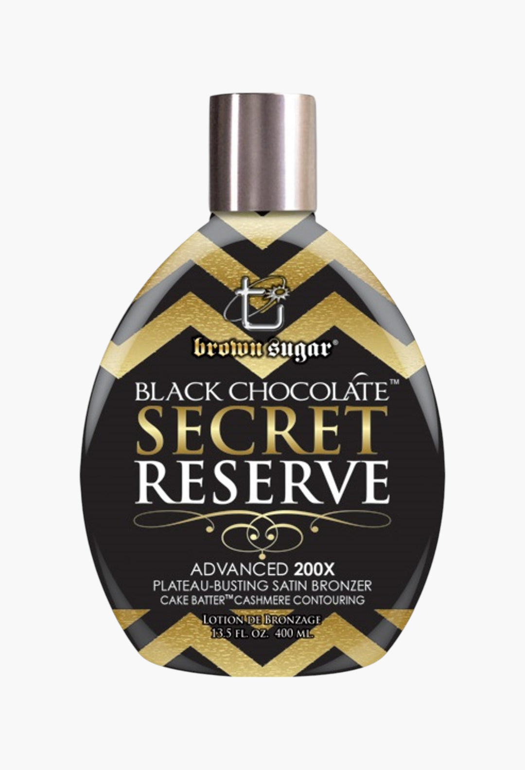 Brown Sugar Black Chocolate Secret Reserve 200x Bronzer Tanning Lotion 13.5 Oz - GLAM MODA