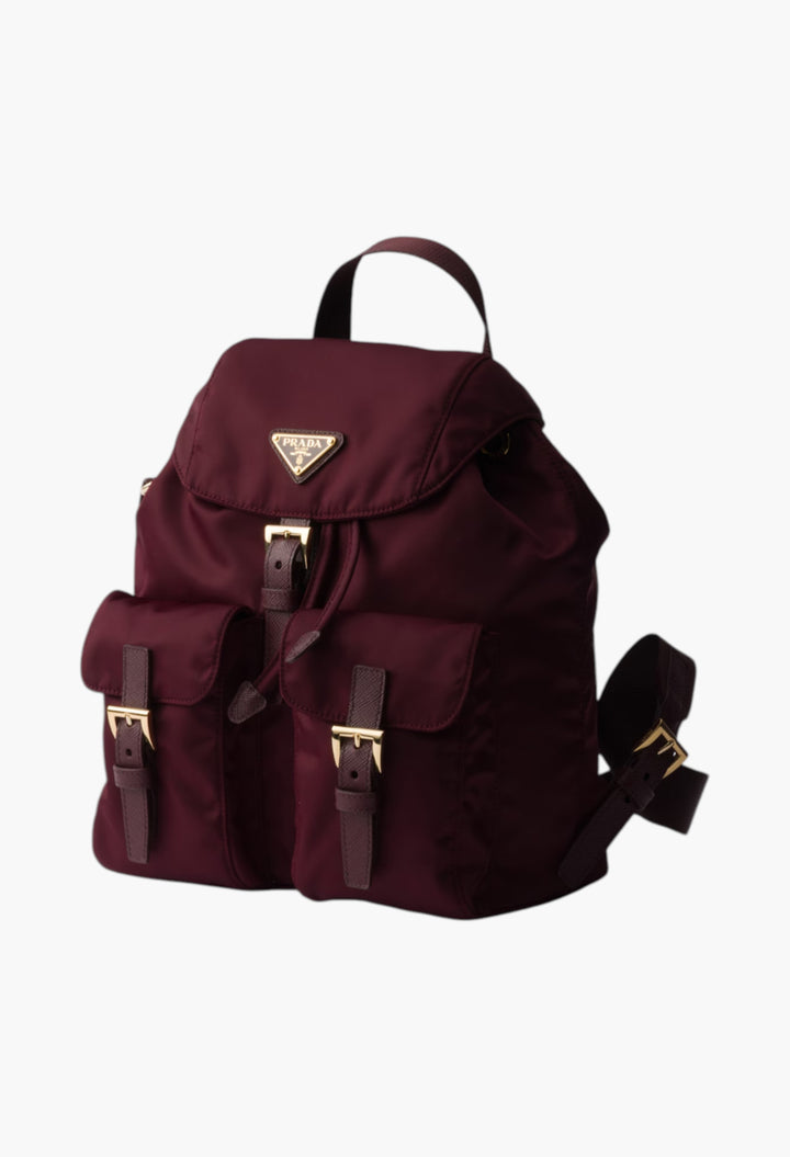 Burgundy - Prada Re-Edition 1978 Small Re-Nylon Backpack - GLAM MODA