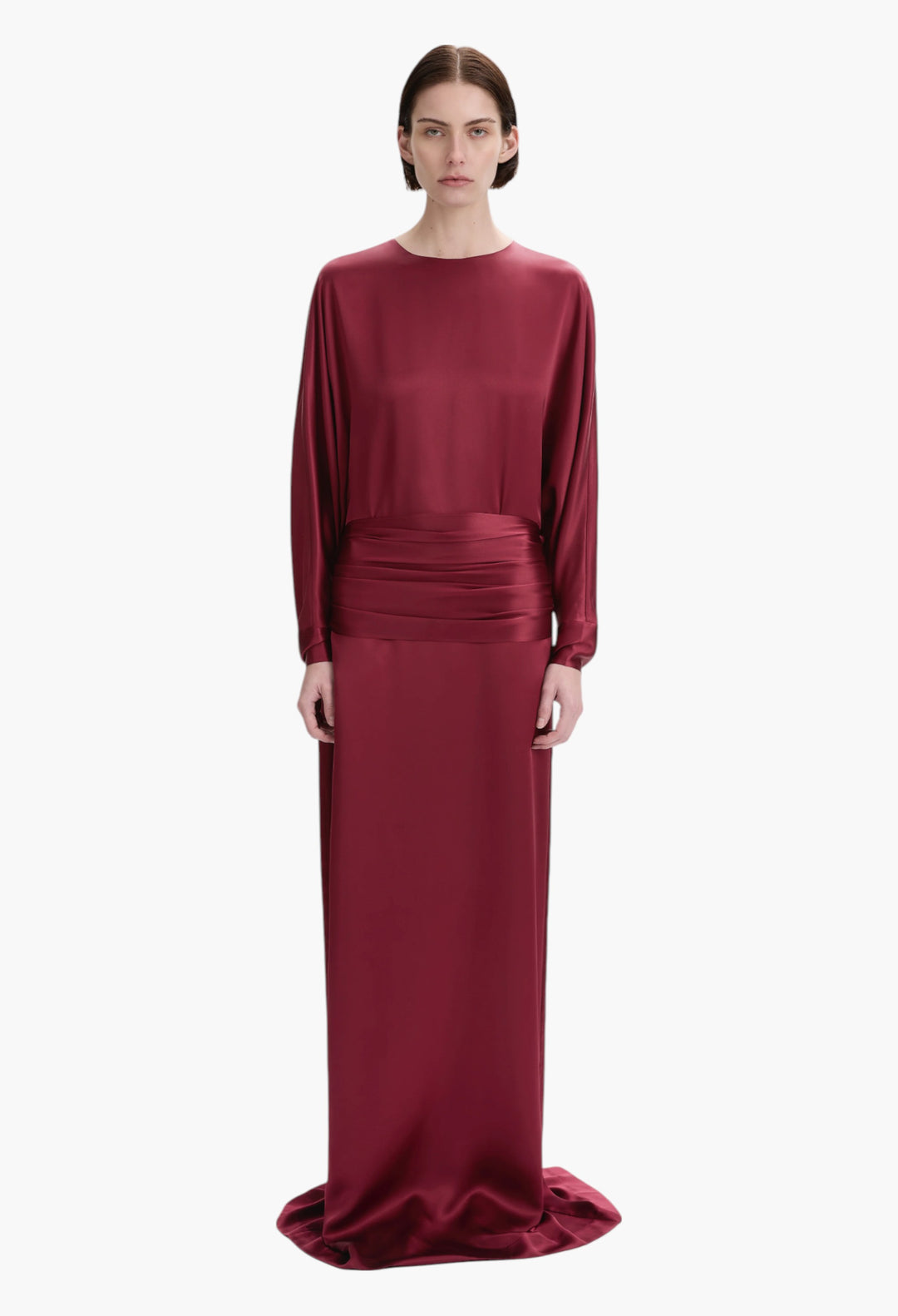 Burgundy - Spencer Gown - GLAM MODA
