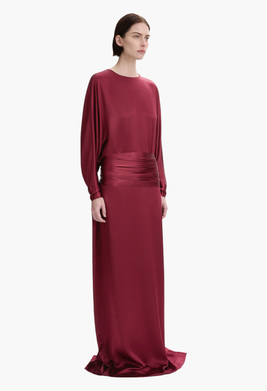 Burgundy - Spencer Gown - GLAM MODA