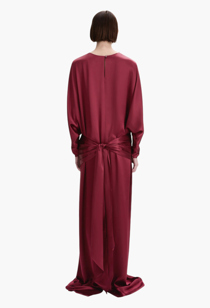 Burgundy - Spencer Gown - GLAM MODA