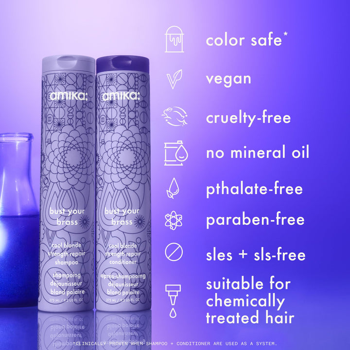 Bust Your Brass Cool Blonde Repair Shampoo 275ml - GLAM MODA