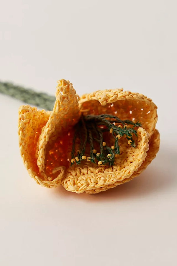 Buttercup - Hibiscus Flower Bag Charm
