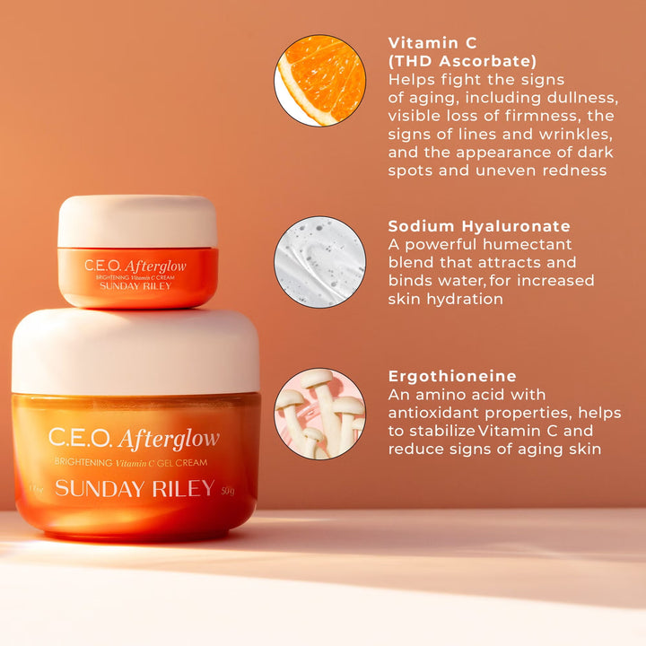 C.E.O. Afterglow Brightening Vitamin C Cream - GLAM MODA