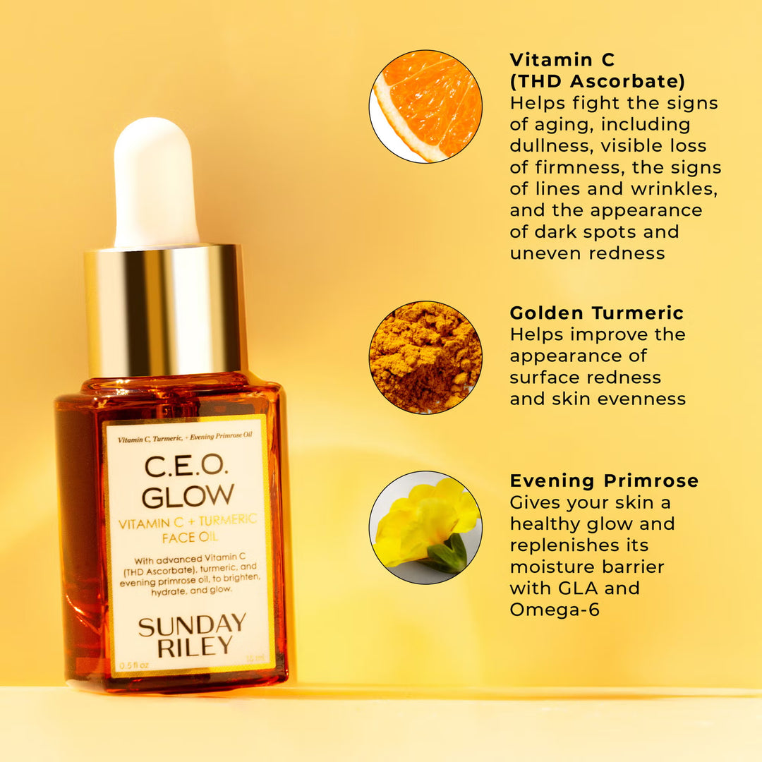 C.E.O. Glow Vitamin C + Turmeric Face Oil - GLAM MODA