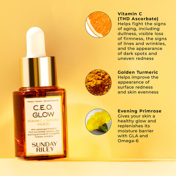 C.E.O. Glow Vitamin C + Turmeric Face Oil - GLAM MODA