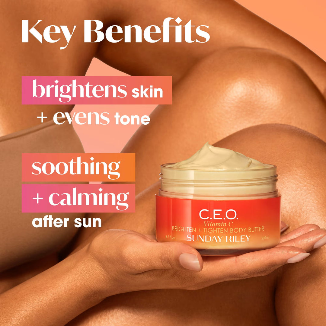C.E.O. Vitamin C Brighten + Tighten Body Butter 200ml - GLAM MODA