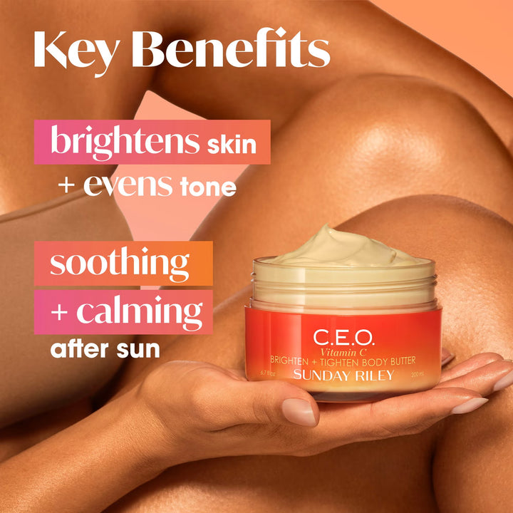 C.E.O. Vitamin C Brighten + Tighten Body Butter 200ml - GLAM MODA