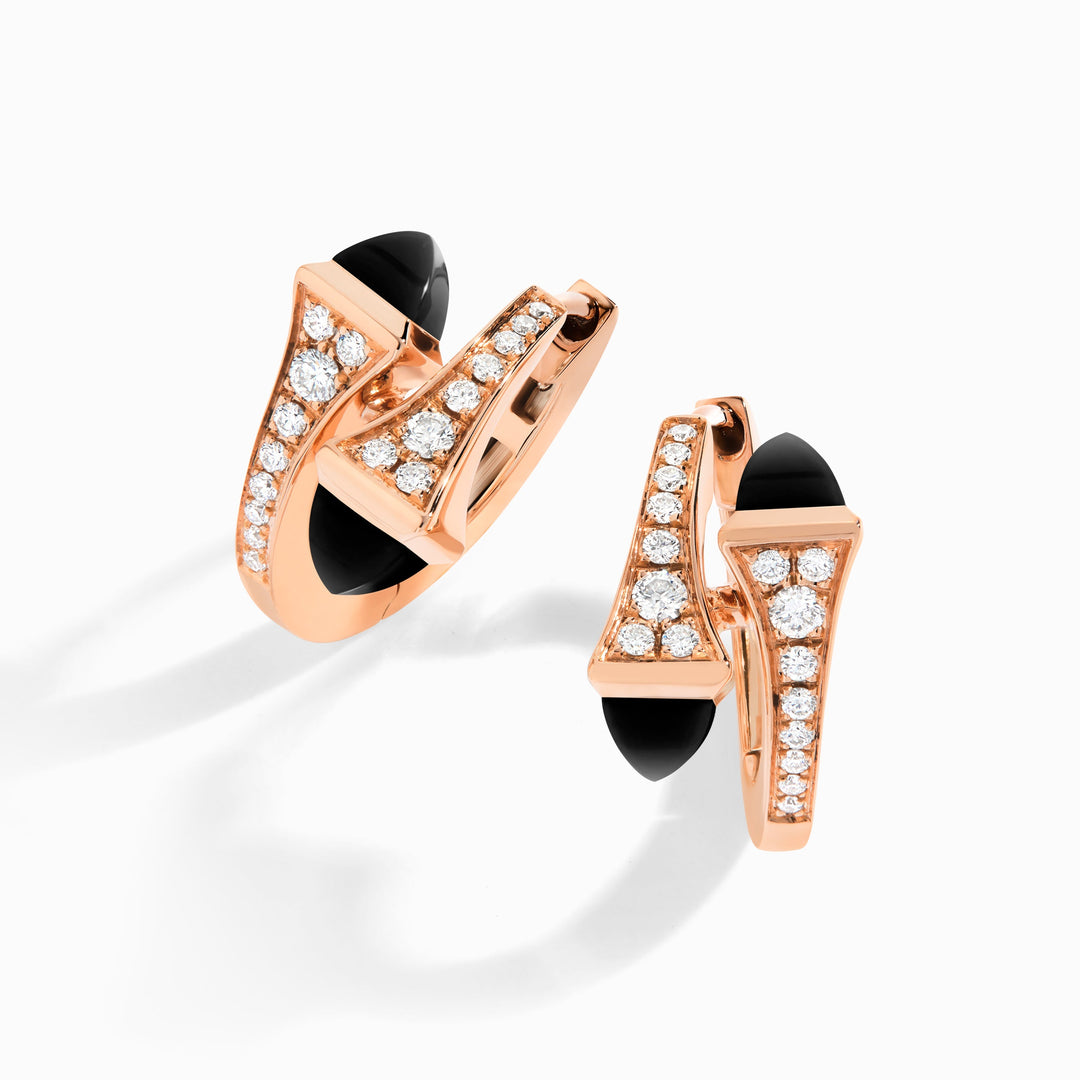 Marli New York Cleo Diamond Huggie Earrings 18K Gold