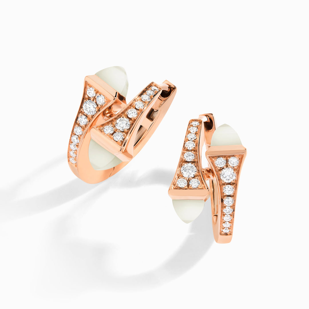 Marli New York Cleo Diamond Huggie Earrings 18K Gold