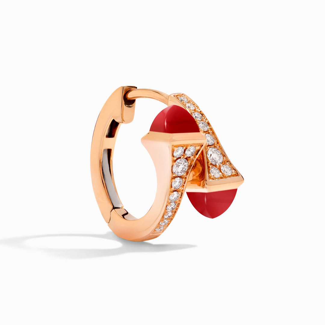 Marli New York Cleo Diamond Huggie Earrings 18K Gold