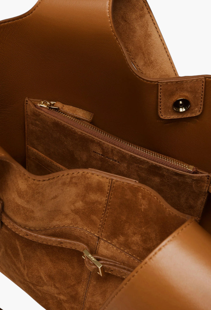 Cambon Cabas Camel Suede - GLAM MODA