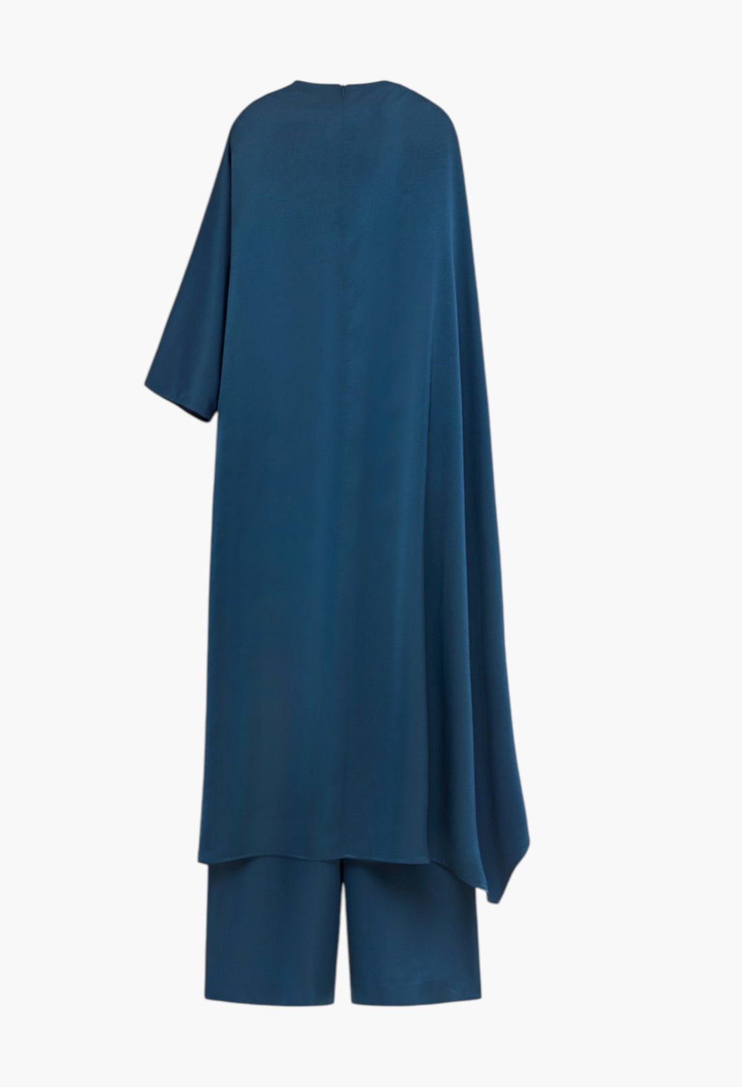 Canard Blue - Cape Long Jumpsuit Woman - GLAM MODA