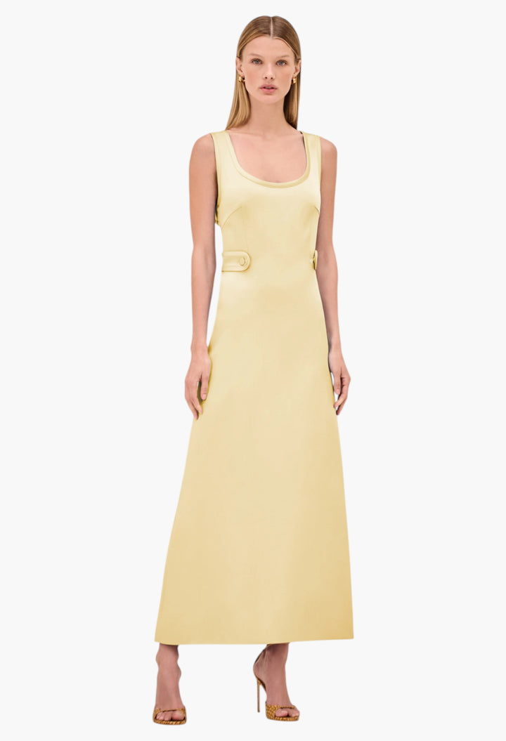 Canary Yellow - Briette Dress - GLAM MODA