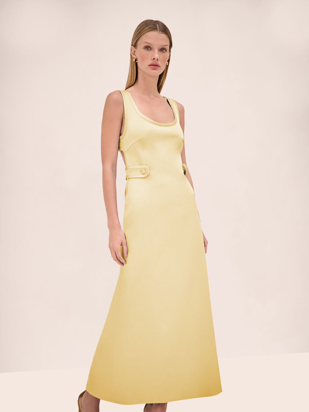 Canary Yellow - Briette Dress - GLAM MODA
