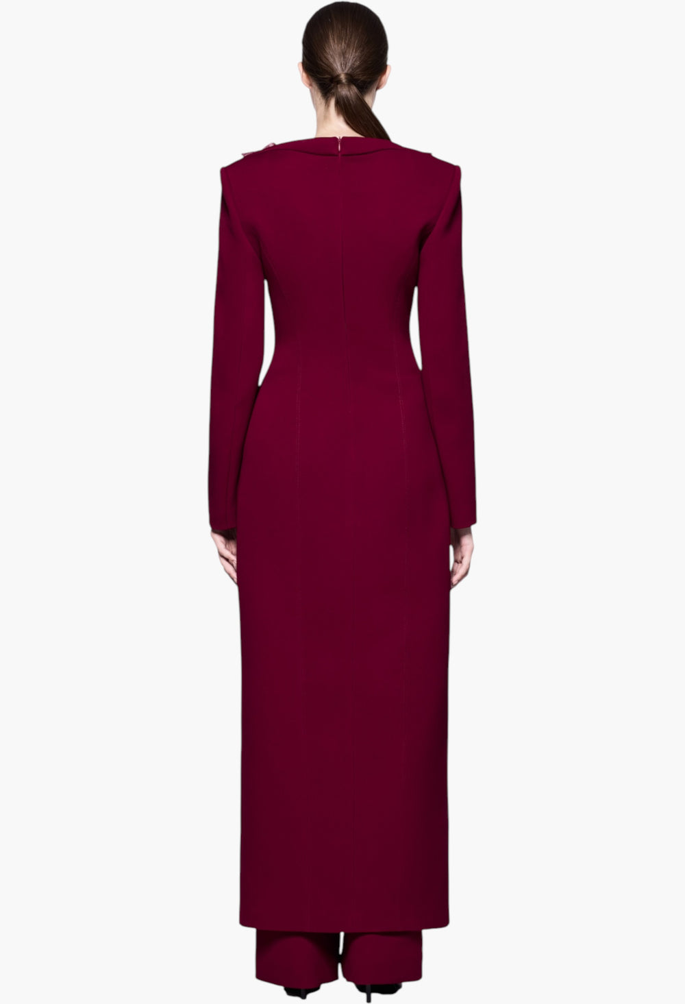 Carmelia Trousers - Minimal straight trousers - GLAM MODA