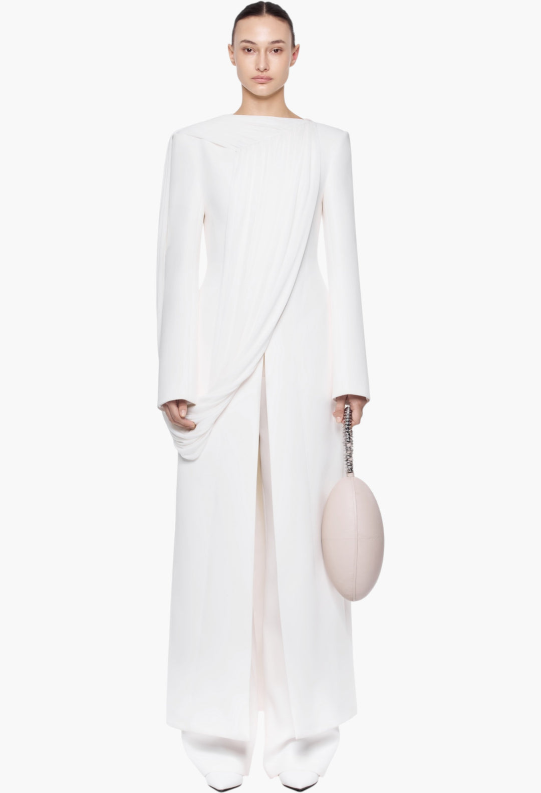 Carmelia Trousers - Minimal straight trousers - GLAM MODA