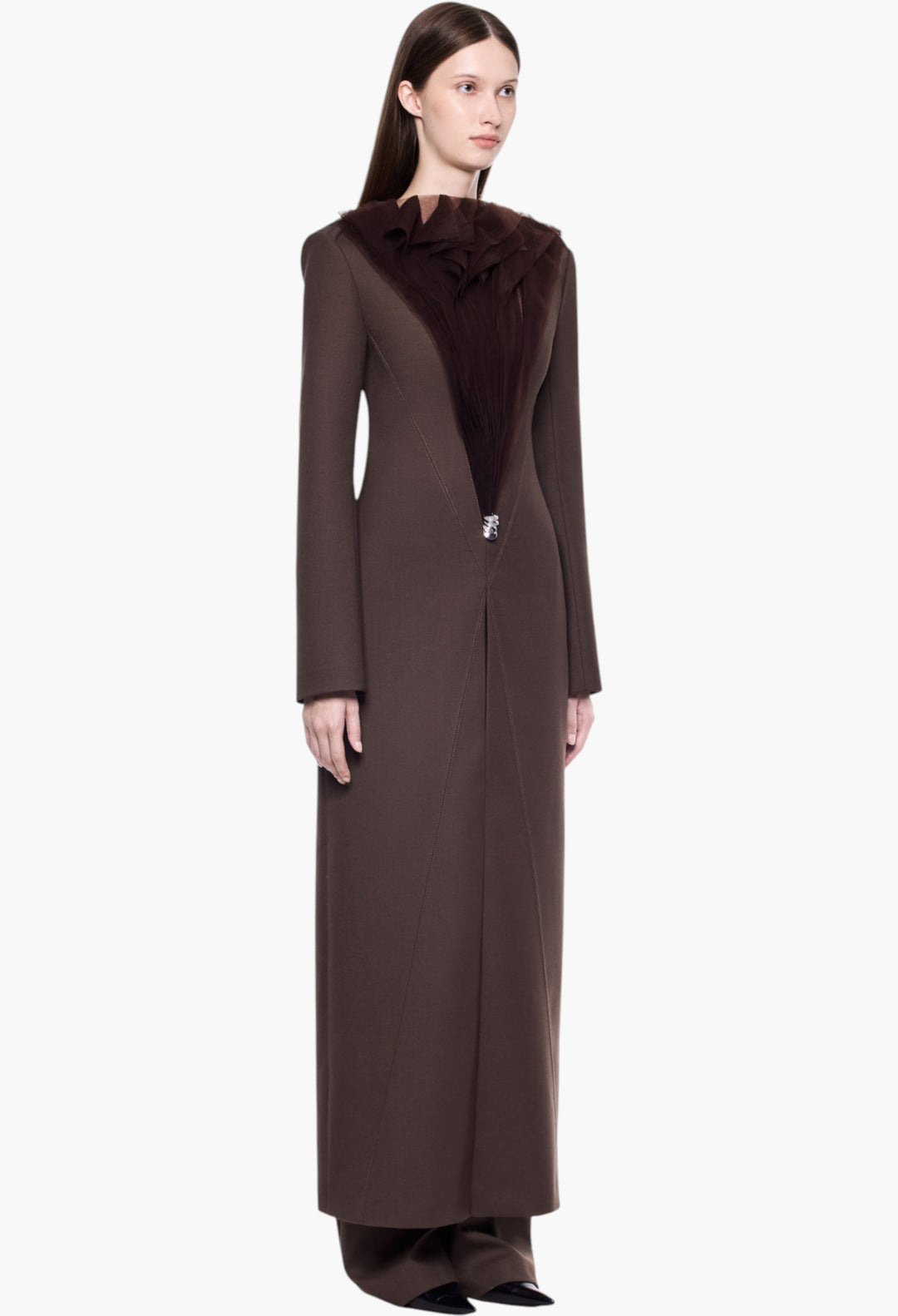 Carmelia Trousers - Minimal straight trousers - GLAM MODA