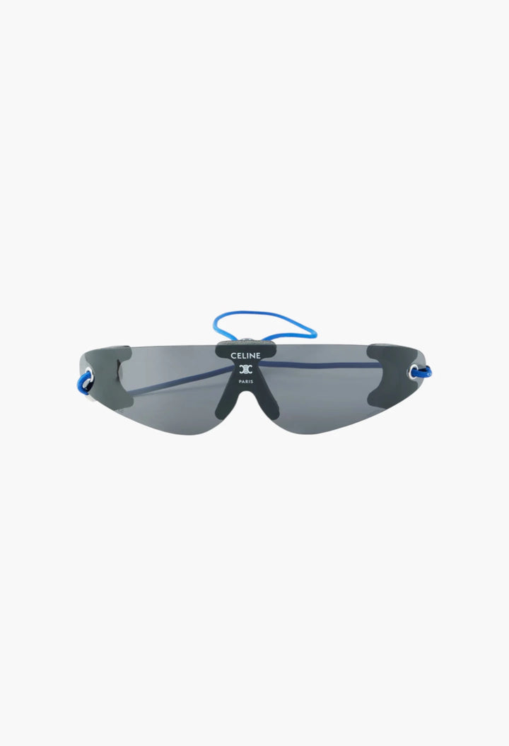Runner shield-style injection sunglasses