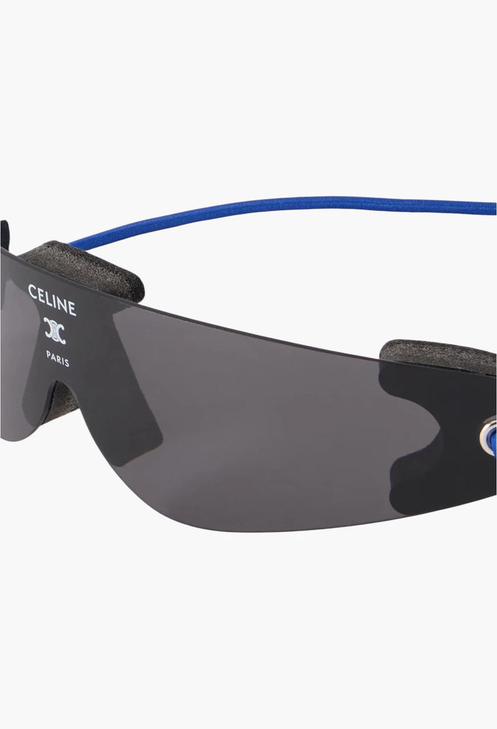 Runner shield-style injection sunglasses
