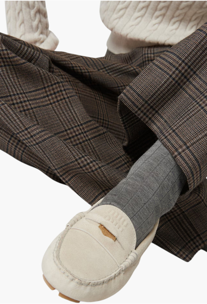 Chalk - Suede Driving Shoes - GLAM MODA