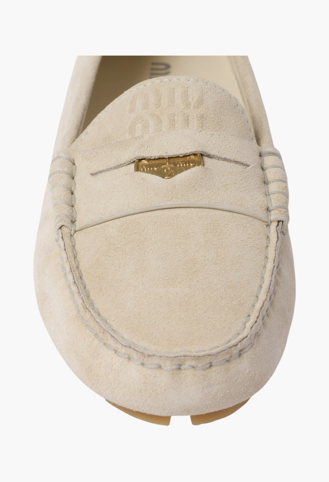 Chalk - Suede Driving Shoes - GLAM MODA