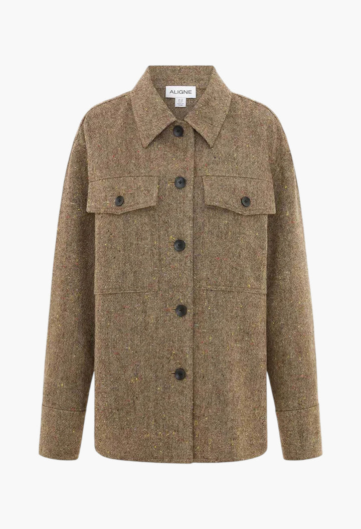 Charlie Wool Overshirt - GLAM MODA