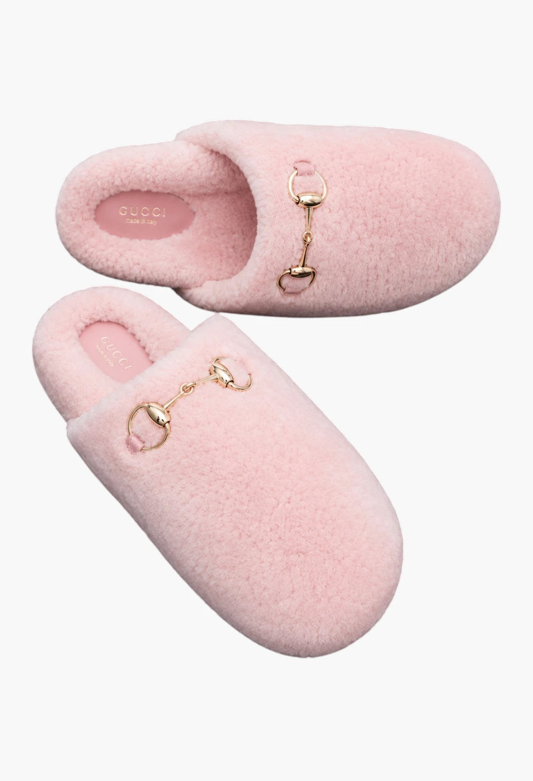 Horsebit Shearling Mules