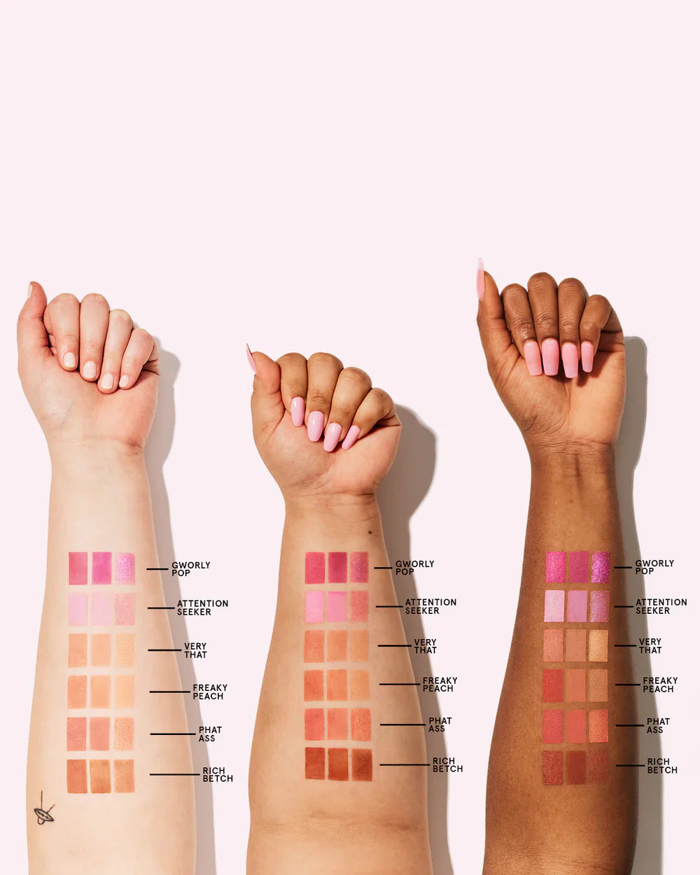 Cheek Clapper 3D Blush Trio Palette - GLAM MODA